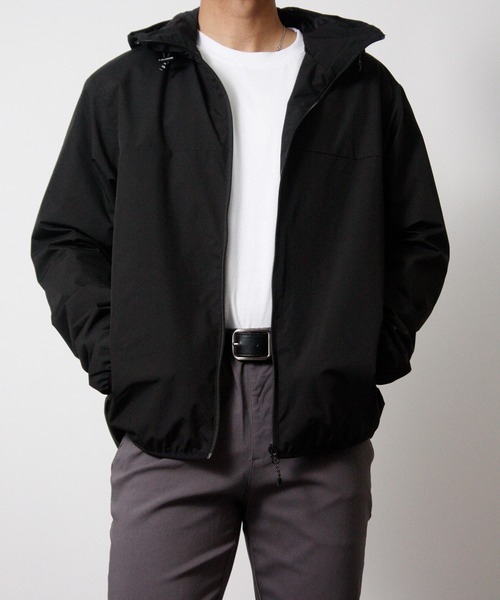 NYLAUS(ナイラス)の「【Nylaus】撥水/防風/防花粉/ストレッチ 裏メッシュジップパーカー マウンテンパーカー フルジップパーカー(パーカー・メンズ・杢グレー/カーキ/ブラック×グレー/ブラック×カーキ/ブラック・L/M)」の10枚目の写真