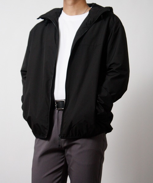 NYLAUS(ナイラス)の「【Nylaus】撥水/防風/防花粉/ストレッチ 裏メッシュジップパーカー マウンテンパーカー フルジップパーカー(パーカー・メンズ・杢グレー/カーキ/ブラック×グレー/ブラック×カーキ/ブラック・L/M)」の11枚目の写真