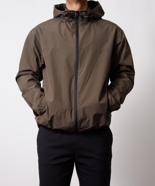 NYLAUS(ナイラス)の「【Nylaus】撥水/防風/防花粉/ストレッチ 裏メッシュジップパーカー マウンテンパーカー フルジップパーカー(パーカー・メンズ・杢グレー/カーキ/ブラック×グレー/ブラック×カーキ/ブラック・L/M)」の19枚目の写真