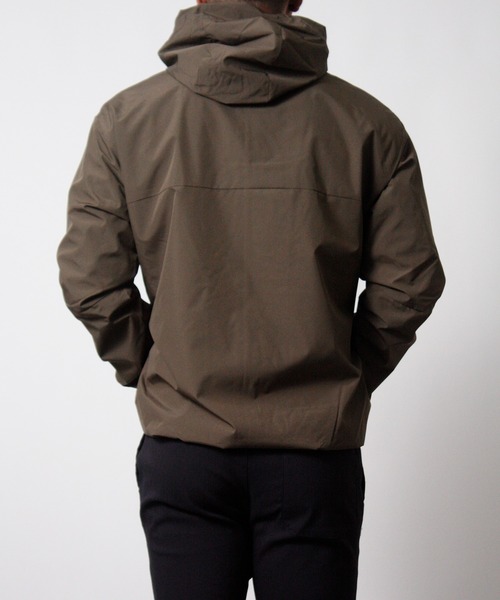 NYLAUS(ナイラス)の「【Nylaus】撥水/防風/防花粉/ストレッチ 裏メッシュジップパーカー マウンテンパーカー フルジップパーカー(パーカー・メンズ・杢グレー/カーキ/ブラック×グレー/ブラック×カーキ/ブラック・L/M)」の21枚目の写真