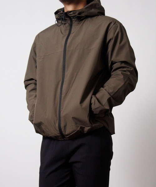 NYLAUS(ナイラス)の「【Nylaus】撥水/防風/防花粉/ストレッチ 裏メッシュジップパーカー マウンテンパーカー フルジップパーカー(パーカー・メンズ・杢グレー/カーキ/ブラック×グレー/ブラック×カーキ/ブラック・L/M)」の22枚目の写真