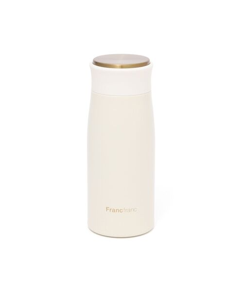 Francfranc(フランフラン)の「マット ステンレスボトル 350ml ホワイト 水筒 マイボトル(水筒・レディース・ホワイト・FREE)」の1枚目の写真