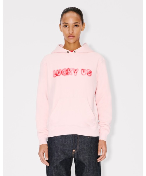 KENZO(ケンゾー)の「'KENZO Words' フーディー イン コットン(パーカー・レディース・ピンク系その他2・SMALL/MEDIUM/X-SMALL)」の2枚目の写真