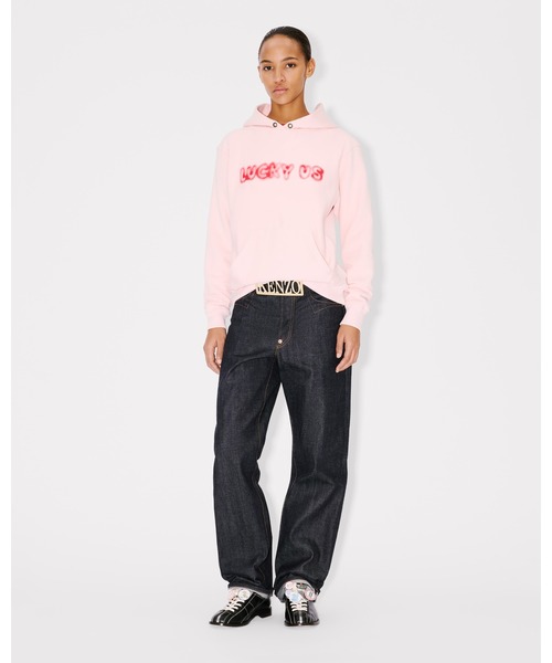 KENZO(ケンゾー)の「'KENZO Words' フーディー イン コットン(パーカー・レディース・ピンク系その他2・SMALL/MEDIUM/X-SMALL)」の4枚目の写真
