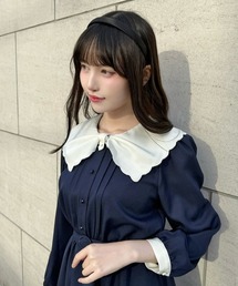 F i.n.t | ビッグリボンクレリック衿ワンピース(ワンピース)