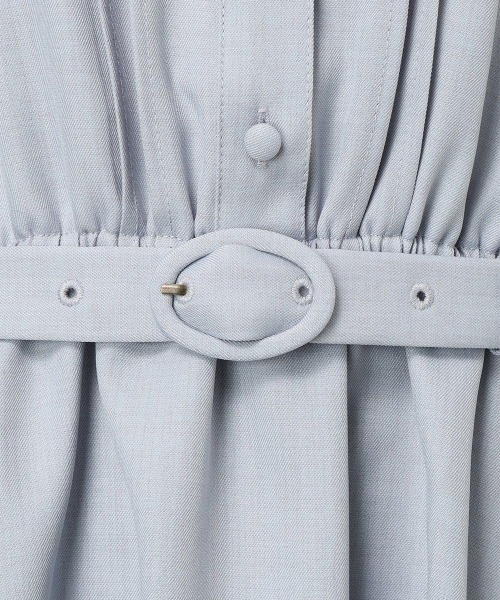 F i.n.t(フィント)の「ビッグリボンクレリック衿ワンピース(ワンピース・レディース・ライトブルー/ネイビー・FREE)」の9枚目の写真