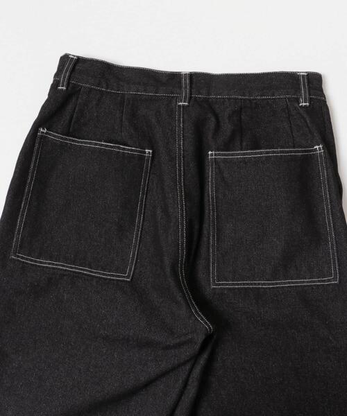 ITEMS URBANRESEARCH（アイテムズ アーバンリサーチ）の「デニム ベイカーパンツ（デニムパンツ・メンズ・ネイビー・LARGE）」の9枚目の写真