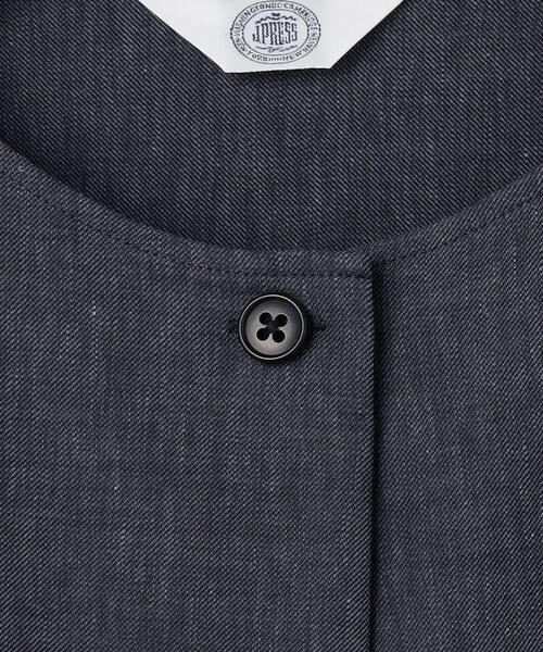 J.PRESS(ジェイプレス)の「【セット着用可】リネンバイオシャンブレー ブラウス(シャツ/ブラウス・レディース・ネイビー系/ベージュ系/ブラウン系・T15/T13)」の14枚目の写真