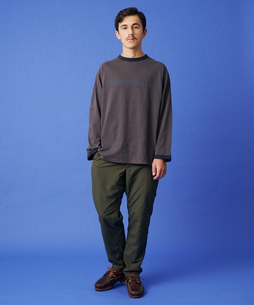 KAVU（カブー）の「KAVU/カブー Phrase LS R-Tee  Fun/フレーズ ロングスリーブ リンガー Tシャツ ファン（Tシャツ/カットソー・メンズ・ブラック/アイボリー/ブルー・MEDIUM/X-LARGE/LARGE）」の5枚目の写真