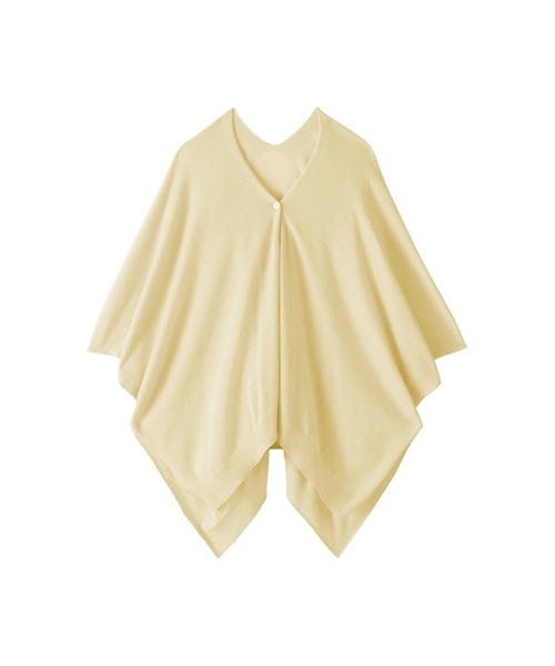 無印良品（ムジルシリョウヒン）の「ＵＶカット強撚コットンボレロ　ボタン付き（カーディガン/ボレロ・レディース・ライトイエロー/ライトグリーン/ブラウン系/ホワイト/グレー/ブラック・FREE）」の8枚目の写真