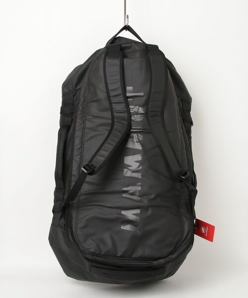 Mammut（マムート）の「【背負えるダッフルバッグ】カーゴ 100L / Cargo 100（ボストンバッグ・メンズ・ブラック/レッド・100L）」の4枚目の写真