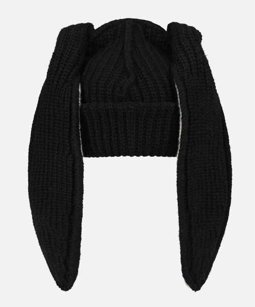Charles Jeffrey Loverboy(チャールズジェフリーラバーボーイ)の「Charles Jeffrey LOVERBOY/チャールズジェフリーラバーボーイ/CHUNKY RABBIT BEANIE(ニットキャップ/ビーニー・メンズ・ブラック/イエロー/ピンク/ブルー・F)」の14枚目の写真