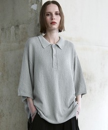 remer（リメール）の「ミックスツイストドライニットポロシャツ / mix twist dry knit polo shirt（ポロシャツ）」