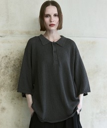 remer（リメール）の「ミックスツイストドライニットポロシャツ / mix twist dry knit polo shirt（ポロシャツ）」