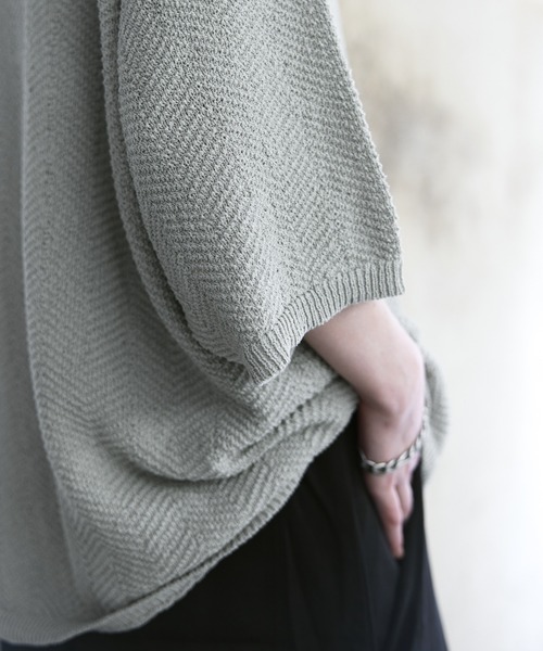 remer（リメール）の「ミックスツイストドライニットポロシャツ / mix twist dry knit polo shirt（ポロシャツ・メンズ・ライトグレー/ブラック/モカ・X-SMALL/LARGE/MEDIUM/SMALL）」の19枚目の写真