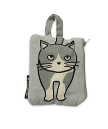 GLOBAL FORME CONCRETE（グローバルフォルムコンクリート）の「【AND PACKABLE】TPO(ティッシュポーチ)ニャンタマ（ポーチ）」