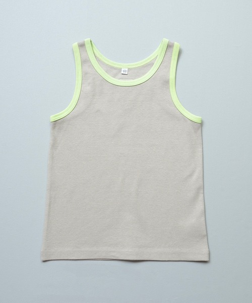 MARKEY'S（マーキーズ）の「無地スパンフライスタンクトップ（Tシャツ/カットソー・キッズ・ピンク/ベージュ/グレー/オフホワイト/ブラック/ライトブルー・140/130/120/110/100/90/80）」の22枚目の写真