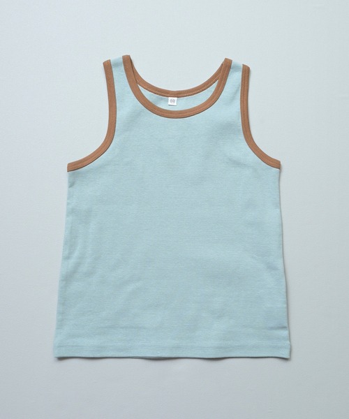 MARKEY'S（マーキーズ）の「無地スパンフライスタンクトップ（Tシャツ/カットソー・キッズ・ピンク/ベージュ/グレー/オフホワイト/ブラック/ライトブルー・140/130/120/110/100/90/80）」の8枚目の写真