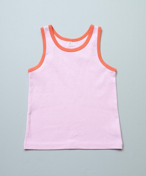 MARKEY'S（マーキーズ）の「無地スパンフライスタンクトップ（Tシャツ/カットソー・キッズ・ピンク/ベージュ/グレー/オフホワイト/ブラック/ライトブルー・140/130/120/110/100/90/80）」の16枚目の写真