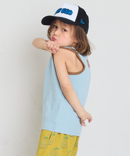 MARKEY'S（マーキーズ）の「無地スパンフライスタンクトップ（Tシャツ/カットソー・キッズ・ピンク/ベージュ/グレー/オフホワイト/ブラック/ライトブルー・140/130/120/110/100/90/80）」の9枚目の写真