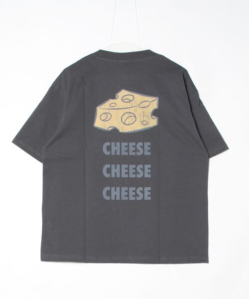 Tom&Jerry(トムアンドジェリー)の「【TOM&JERRY/トムとジェリー】USD加工プリント半袖Tシャツ/ バックプリントTシャツ/ユニセックス(Tシャツ/カットソー・メンズ・スミクロ/アイボリー/ネイビー/サーモンピンク・L/M/LL)」の8枚目の写真