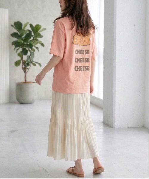 Tom&Jerry(トムアンドジェリー)の「【TOM&JERRY/トムとジェリー】USD加工プリント半袖Tシャツ/ バックプリントTシャツ/ユニセックス(Tシャツ/カットソー・メンズ・スミクロ/アイボリー/ネイビー/サーモンピンク・L/M/LL)」の14枚目の写真