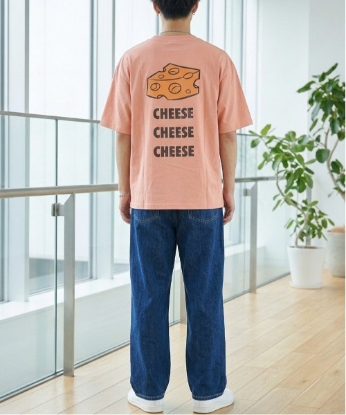 Tom&Jerry(トムアンドジェリー)の「【TOM&JERRY/トムとジェリー】USD加工プリント半袖Tシャツ/ バックプリントTシャツ/ユニセックス(Tシャツ/カットソー・メンズ・スミクロ/アイボリー/ネイビー/サーモンピンク・L/M/LL)」の18枚目の写真