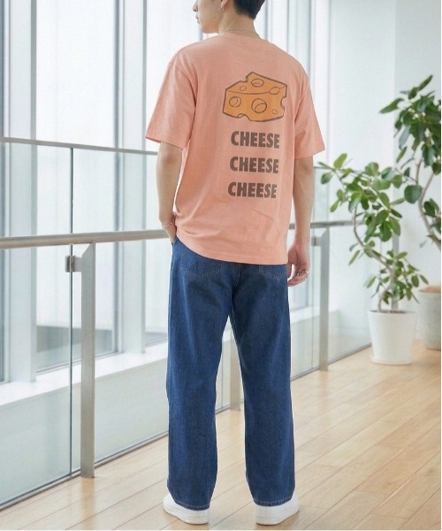 Tom&Jerry(トムアンドジェリー)の「【TOM&JERRY/トムとジェリー】USD加工プリント半袖Tシャツ/ バックプリントTシャツ/ユニセックス(Tシャツ/カットソー・メンズ・スミクロ/アイボリー/ネイビー/サーモンピンク・L/M/LL)」の20枚目の写真