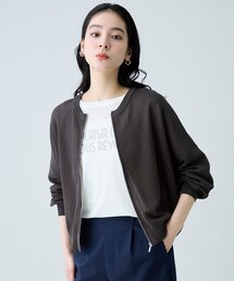 ニットブルゾン