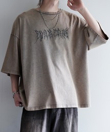 【cussil/クシル】リファインコットンフェードグラフィック半袖Tシャツ