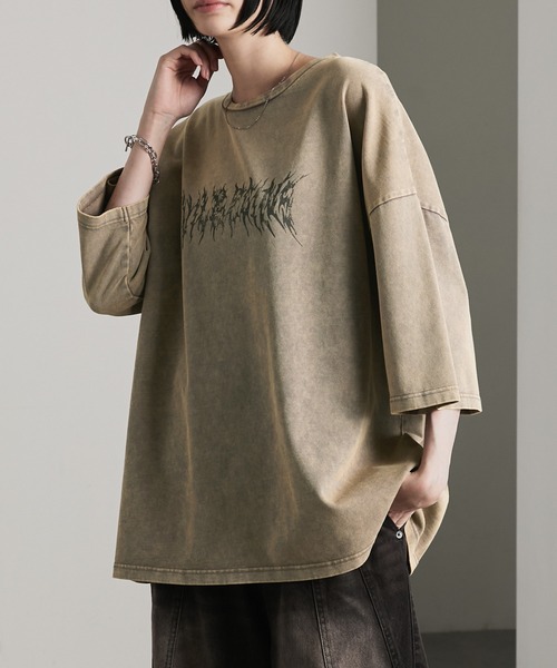 cussil(クシル)の「【cussil/クシル】リファインコットンフェードグラフィック半袖Tシャツ(Tシャツ/カットソー・メンズ・ブラック/グレー・L/S/M)」の8枚目の写真