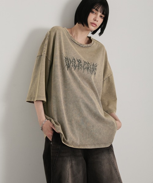 cussil(クシル)の「【cussil/クシル】リファインコットンフェードグラフィック半袖Tシャツ(Tシャツ/カットソー・メンズ・ブラック/グレー・L/S/M)」の11枚目の写真