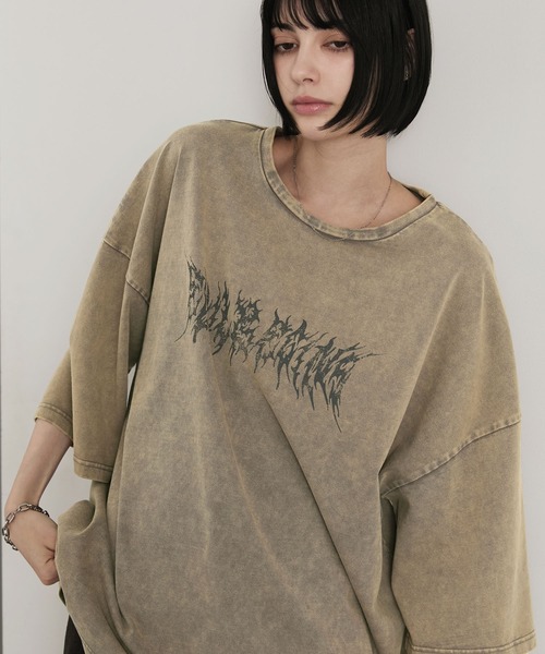 cussil(クシル)の「【cussil/クシル】リファインコットンフェードグラフィック半袖Tシャツ(Tシャツ/カットソー・メンズ・ブラック/グレー・L/S/M)」の12枚目の写真