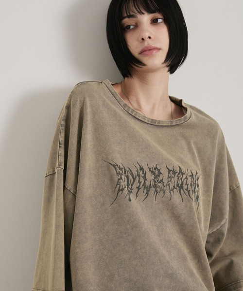 cussil(クシル)の「【cussil/クシル】リファインコットンフェードグラフィック半袖Tシャツ(Tシャツ/カットソー・メンズ・ブラック/グレー・L/S/M)」の14枚目の写真