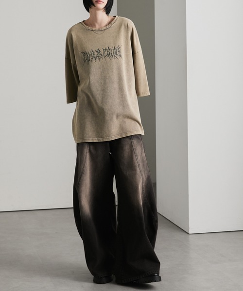 cussil(クシル)の「【cussil/クシル】リファインコットンフェードグラフィック半袖Tシャツ(Tシャツ/カットソー・メンズ・ブラック/グレー・L/S/M)」の16枚目の写真