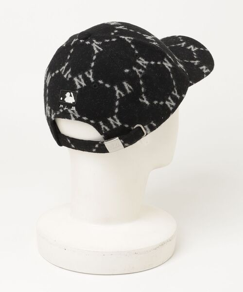 MLB(メジャーリーグベースボール)の「エムエルビー【MLB】- ニューヨーク・ヤンキース キャップ 【New York Yankees JAQUARD STRUCTURE BALL CAP BLACK 3ACPMW126】】(キャップ・レディース・ブラック・FREE)」の6枚目の写真