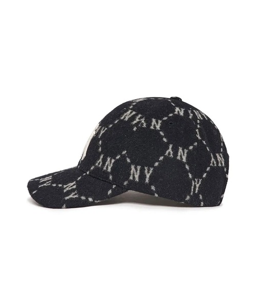 MLB(メジャーリーグベースボール)の「エムエルビー【MLB】- ニューヨーク・ヤンキース キャップ 【New York Yankees JAQUARD STRUCTURE BALL CAP BLACK 3ACPMW126】】(キャップ・レディース・ブラック・FREE)」の4枚目の写真