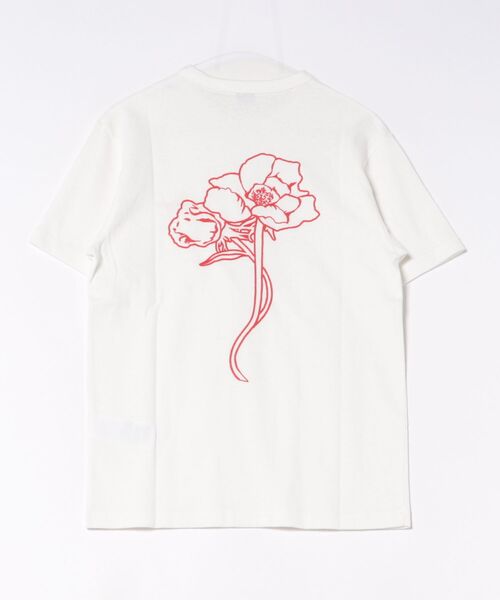 KENZO（ケンゾー）の「'KENZO Archive Rose' アウトライン Tシャツ イン コットン（Tシャツ/カットソー・メンズ・ホワイト系その他・X-LARGE/LARGE/X-SMALL/SMALL/MEDIUM）」の7枚目の写真
