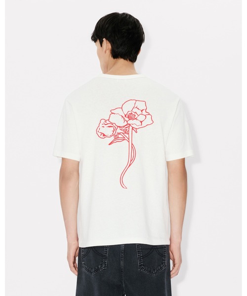 KENZO（ケンゾー）の「'KENZO Archive Rose' アウトライン Tシャツ イン コットン（Tシャツ/カットソー・メンズ・ホワイト系その他・X-LARGE/LARGE/X-SMALL/SMALL/MEDIUM）」の3枚目の写真