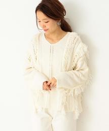 Another Edition | フリンジアイレットニット/AEBC C/フリンジアイレットニットＰＯ(ニット/セーター)