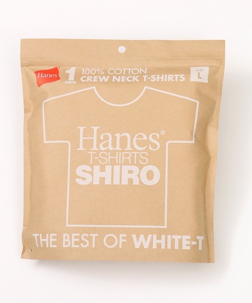 HANES(ヘインズ)の「Hanes SHIRO クルーネックTシャツ/HM1-D201(Tシャツ/カットソー・メンズ・ホワイト・XL/L/M/S)」の1枚目の写真
