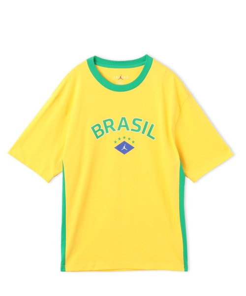 JORDAN BRAND(ジョーダンブランド)の「JORDAN BRAND M J 85 SS NVL GX CREW P6 / ジョーダン ブランド ジョーダン NVL GX ショートスリーブ クルー P6 / NIKE【SP】(Tシャツ/カットソー・メンズ・イエロー・XXL/XL/L/M/S)」の1枚目の写真