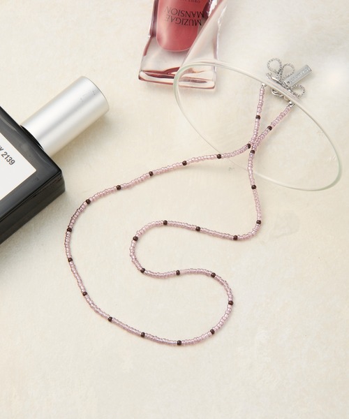 COLONY 2139（コロニートゥーワンスリーナイン）の「ミニマルビーズネックレス（ネックレス・レディース・ピンク/ブルー/ブラック・FREE）」の3枚目の写真