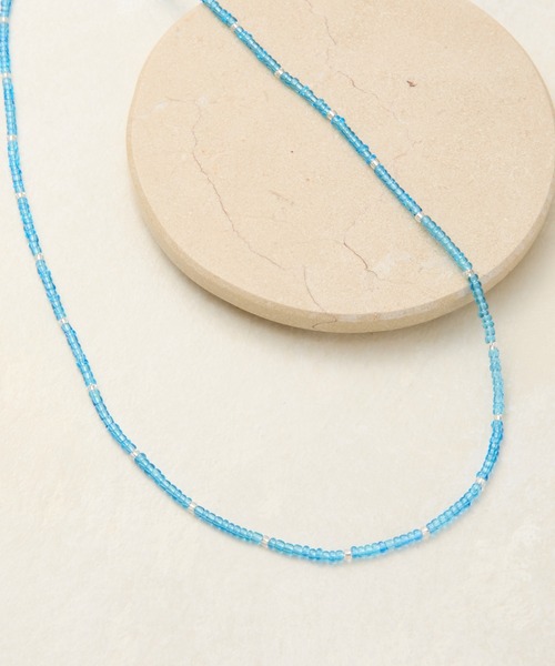 COLONY 2139（コロニートゥーワンスリーナイン）の「ミニマルビーズネックレス（ネックレス・レディース・ピンク/ブルー/ブラック・FREE）」の6枚目の写真