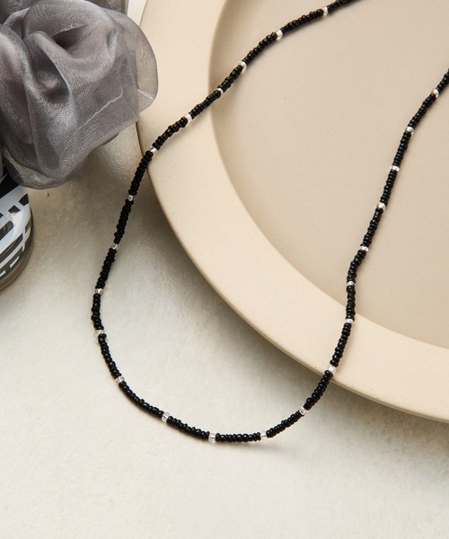 COLONY 2139（コロニートゥーワンスリーナイン）の「ミニマルビーズネックレス（ネックレス・レディース・ピンク/ブルー/ブラック・FREE）」の5枚目の写真
