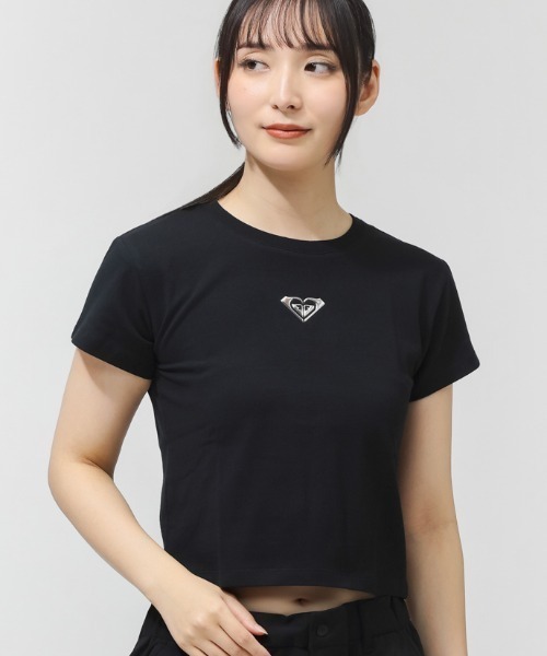 ROXY(ロキシー)の「ロキシー ROXY GALAXY(Tシャツ/カットソー・レディース・ブラック/ネイビー/ホワイト・S/M/L)」の1枚目の写真