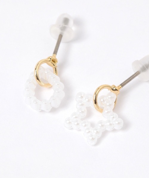 studio CLIP（スタディオクリップ）の「ドロップ星パールピアス（ピアス（両耳用）・レディース・その他1/その他2・FREE）」の3枚目の写真