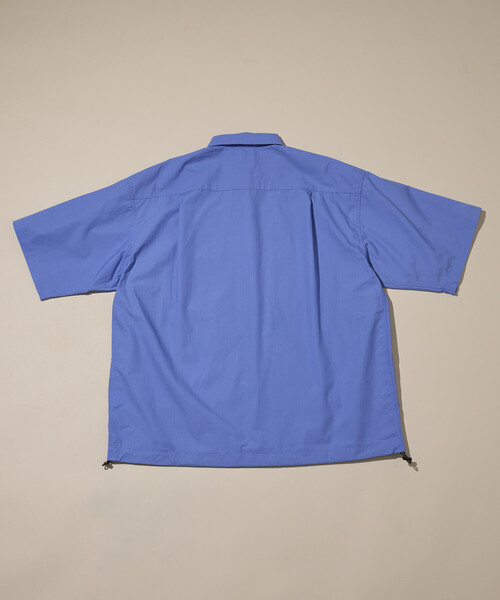 FREAK'S STORE(フリークスストア)の「【FREAK'S STORE for BEACH & FES】 タイプライター スピンドル レギュラーカラー ショートスリーブシャツ/裾ドローコード(シャツ/ブラウス・メンズ・ホワイト/ネイビー/イエロー/ブルー/サックスブルー・SMALL/MEDIUM/LARGE)」の19枚目の写真