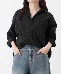 LUCA/LADY LUCK LUCA | LC/LLL ポリエステルブロード丈2WAYシャツ(シャツ/ブラウス)