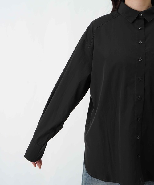 LUCA/LADY LUCK LUCA（ルカ/レディラックルカ）の「LC/LLL ポリエステルブロード丈2WAYシャツ（シャツ/ブラウス・レディース・ブラック/オフホワイト・FREE）」の17枚目の写真